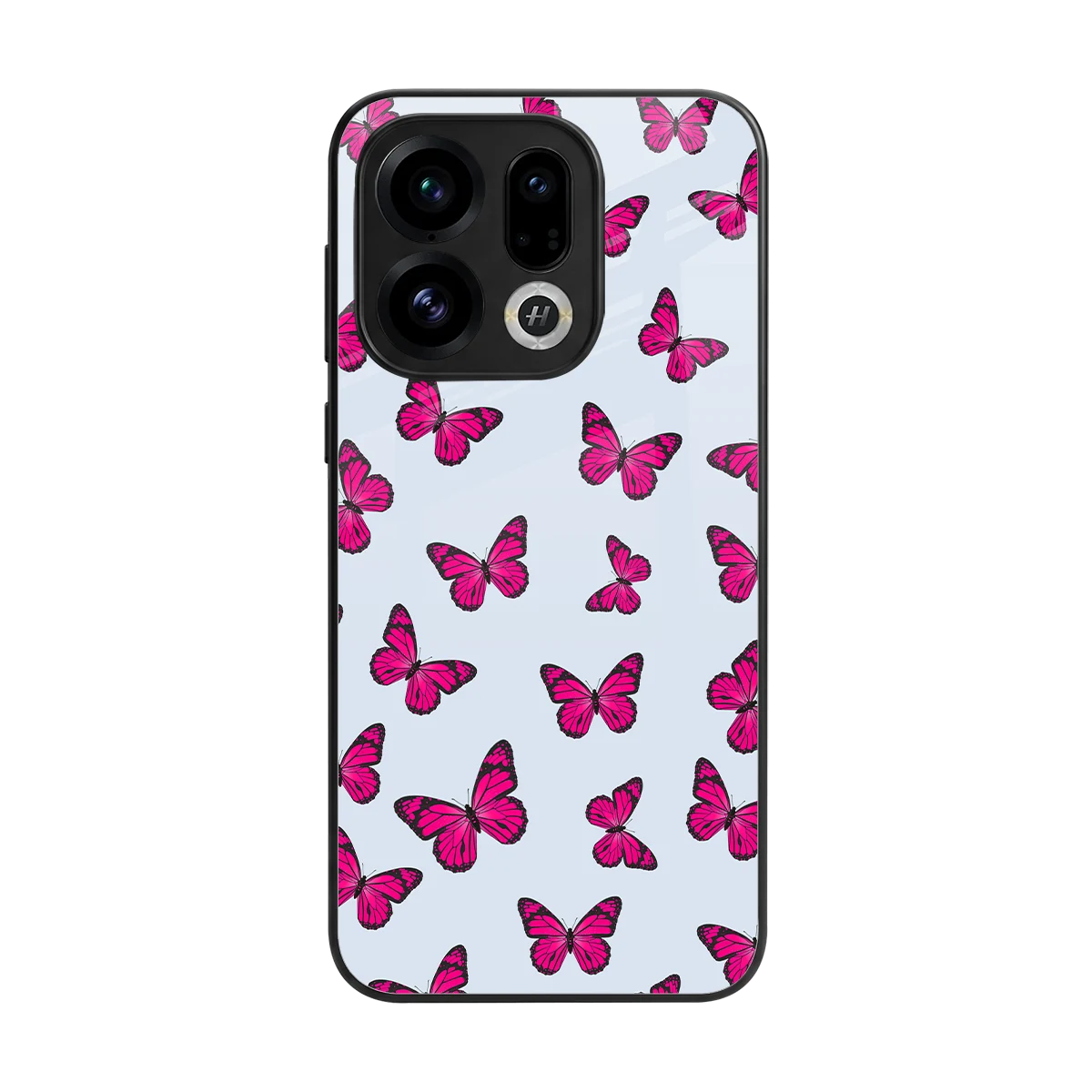 Butterfly Burst Lite back phone cover | glass case for oppo find x9