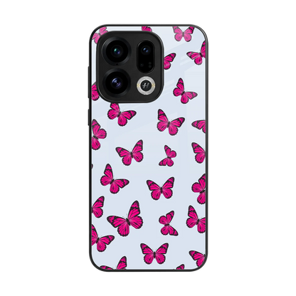Butterfly Burst Lite back phone cover | glass case for oppo find x9