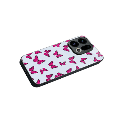 Butterfly Burst Lite stylish phone case for oppo find x9 | glossy glass and slim fit