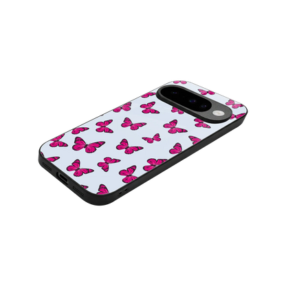 Butterfly Burst Lite stylish phone case for google pixel 10 | glossy glass and slim fit