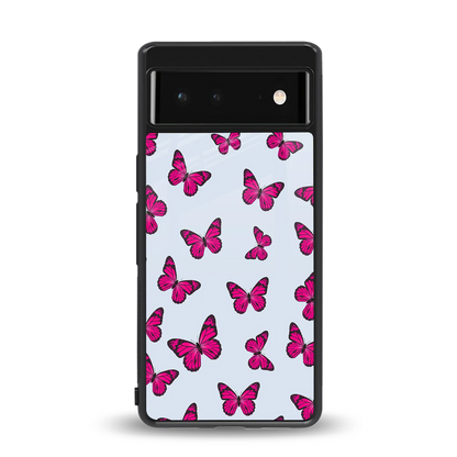 Butterfly Burst Lite back phone cover | glass case for google pixel 6a