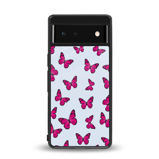 Butterfly Burst Lite back phone cover | glass case for google pixel 6a