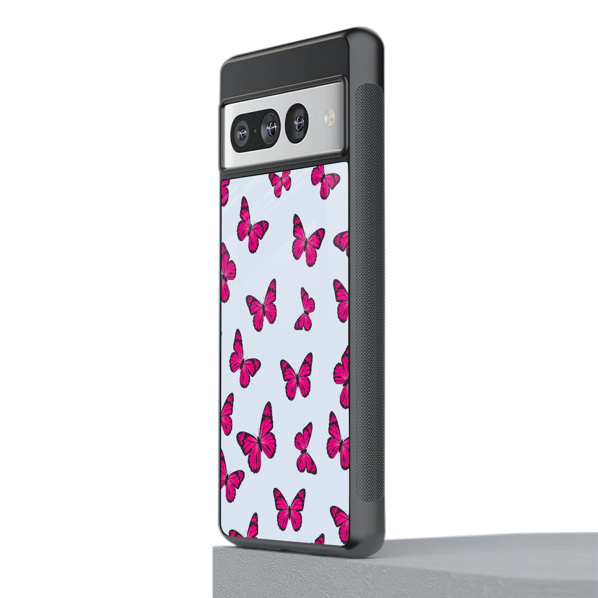 Butterfly Burst Lite stylish phone case for google pixel 7 pro | glossy glass and slim fit
