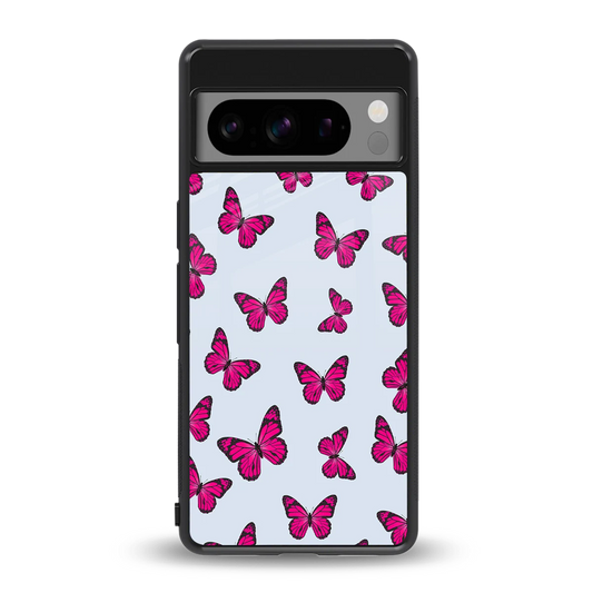 Butterfly Burst Lite back phone cover | glass case for google pixel 8 pro