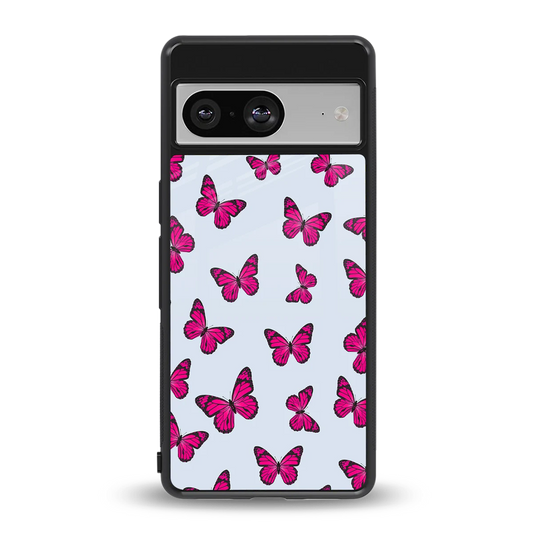 Butterfly Burst Lite back phone cover | glass case for google pixel 8