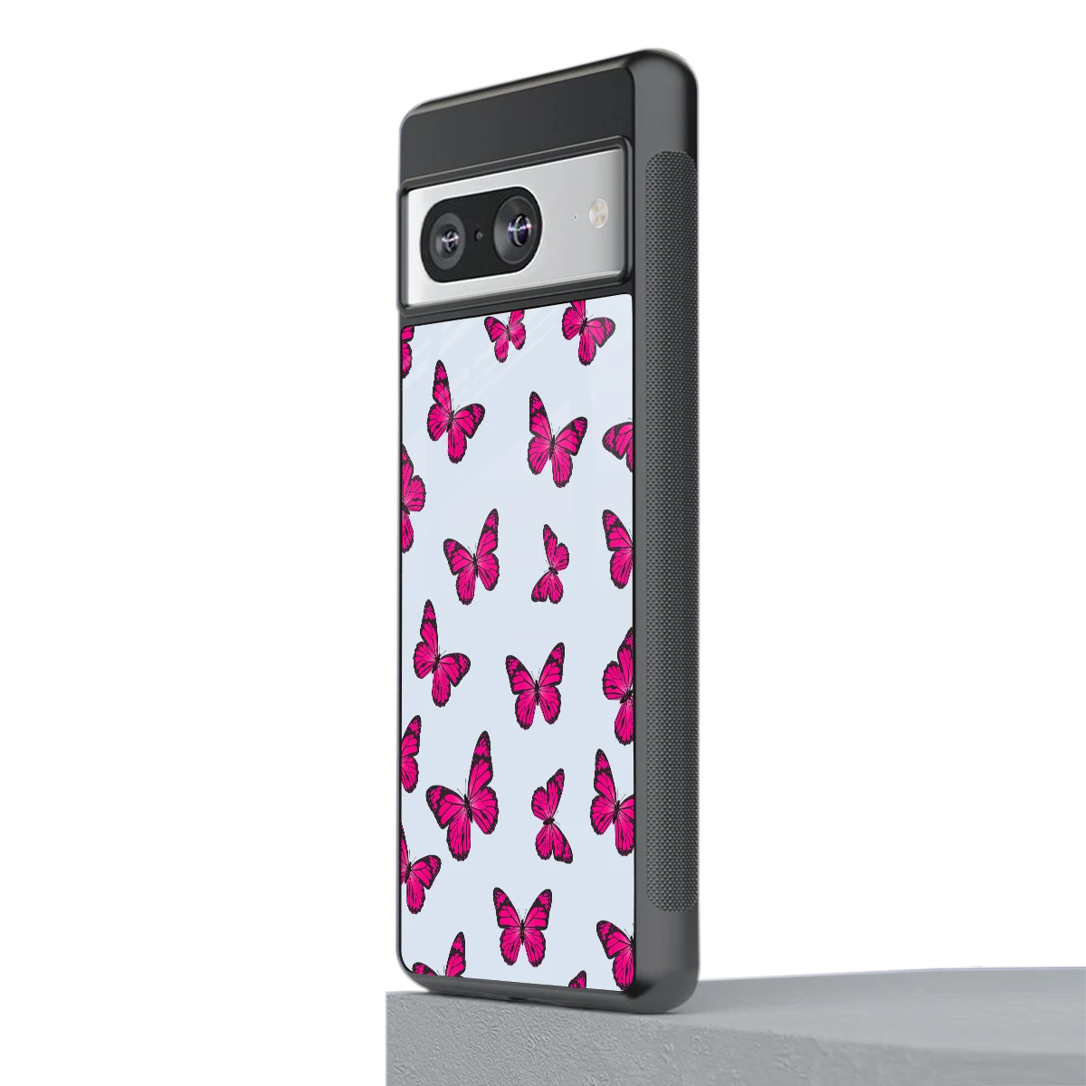 Butterfly Burst Lite stylish phone case for google pixel 8 | glossy glass and slim fit
