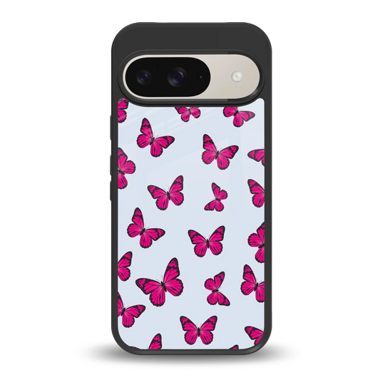 Butterfly Burst Lite back phone cover | glass case for google pixel 9