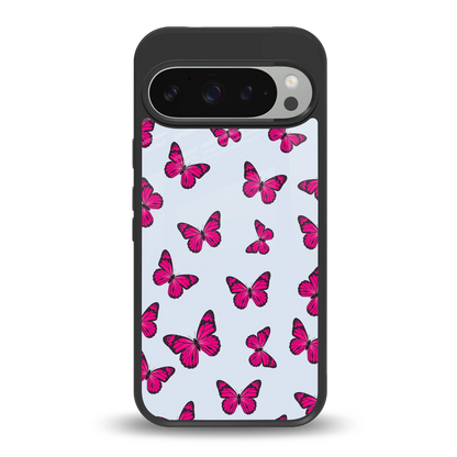 Butterfly Burst Lite back phone cover | glass case for google pixel 9 pro
