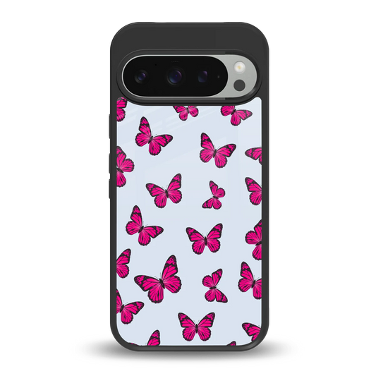Butterfly Burst Lite back phone cover | glass case for google pixel 9 pro