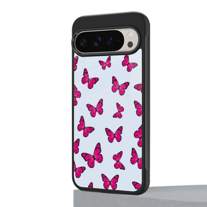 Butterfly Burst Lite google pixel 9 pro mobile cover | shockproof glass phone case