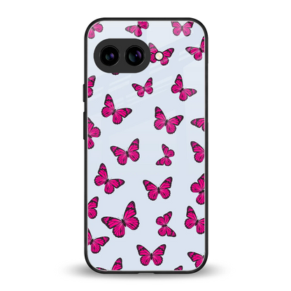 Butterfly Burst Lite back phone cover | glass case for google pixel 9a