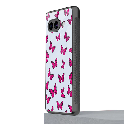 Butterfly Burst Lite google pixel 9a mobile cover | shockproof glass phone case