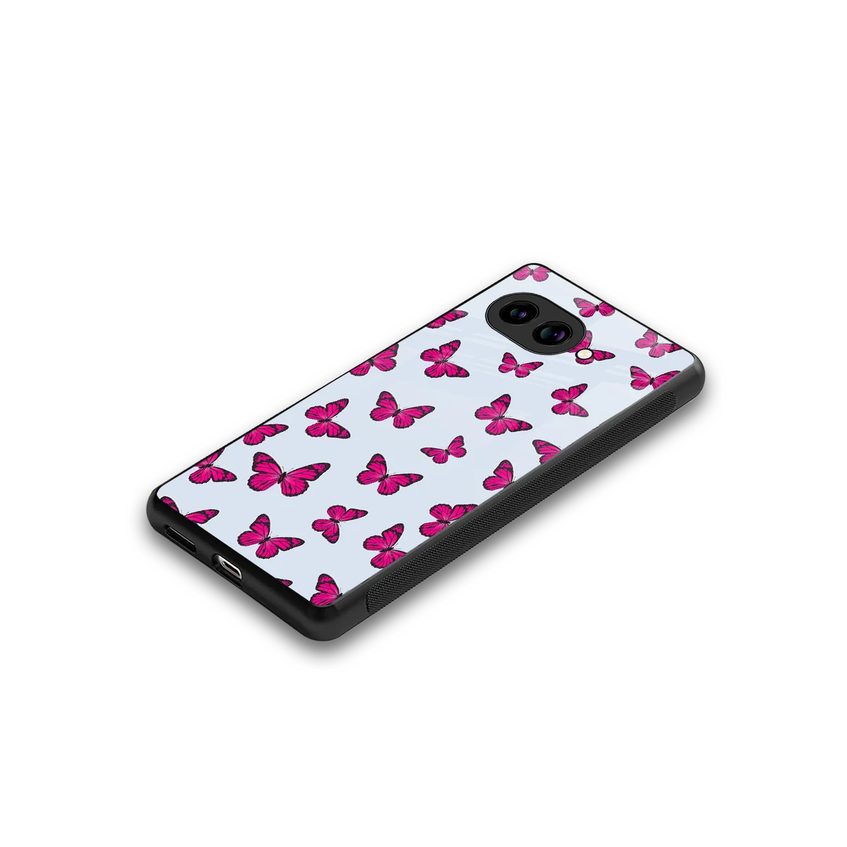 Butterfly Burst Lite stylish phone case for google pixel 9a | glossy glass and slim fit
