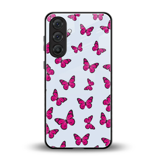 Butterfly Burst Lite back phone cover | glass case for samsung galaxy m36 5g