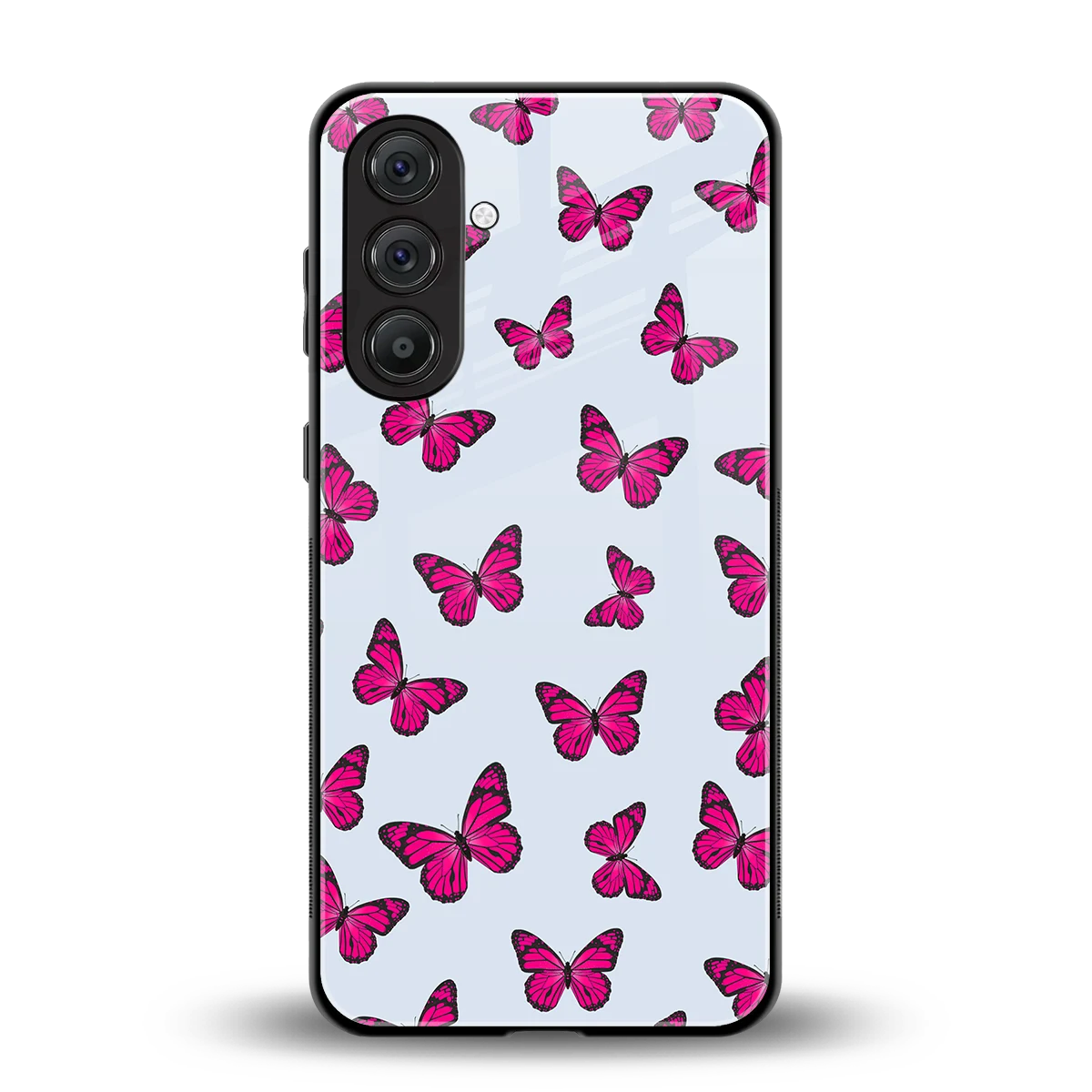 Butterfly Burst Lite back phone cover | glass case for samsung galaxy m35 5g