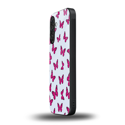 Butterfly Burst Lite samsung galaxy m35 5g mobile cover | shockproof glass phone case
