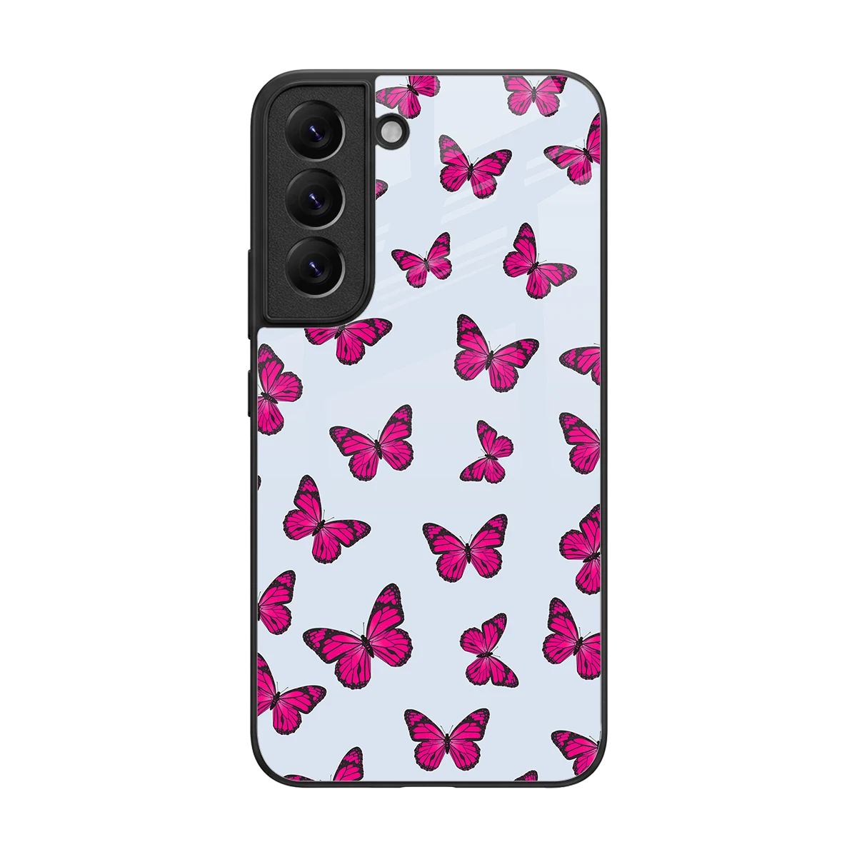 Butterfly Burst Lite back phone cover | glass case for samsung galaxy s22