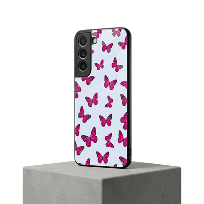 Butterfly Burst Lite samsung galaxy s22 mobile cover | shockproof glass phone case