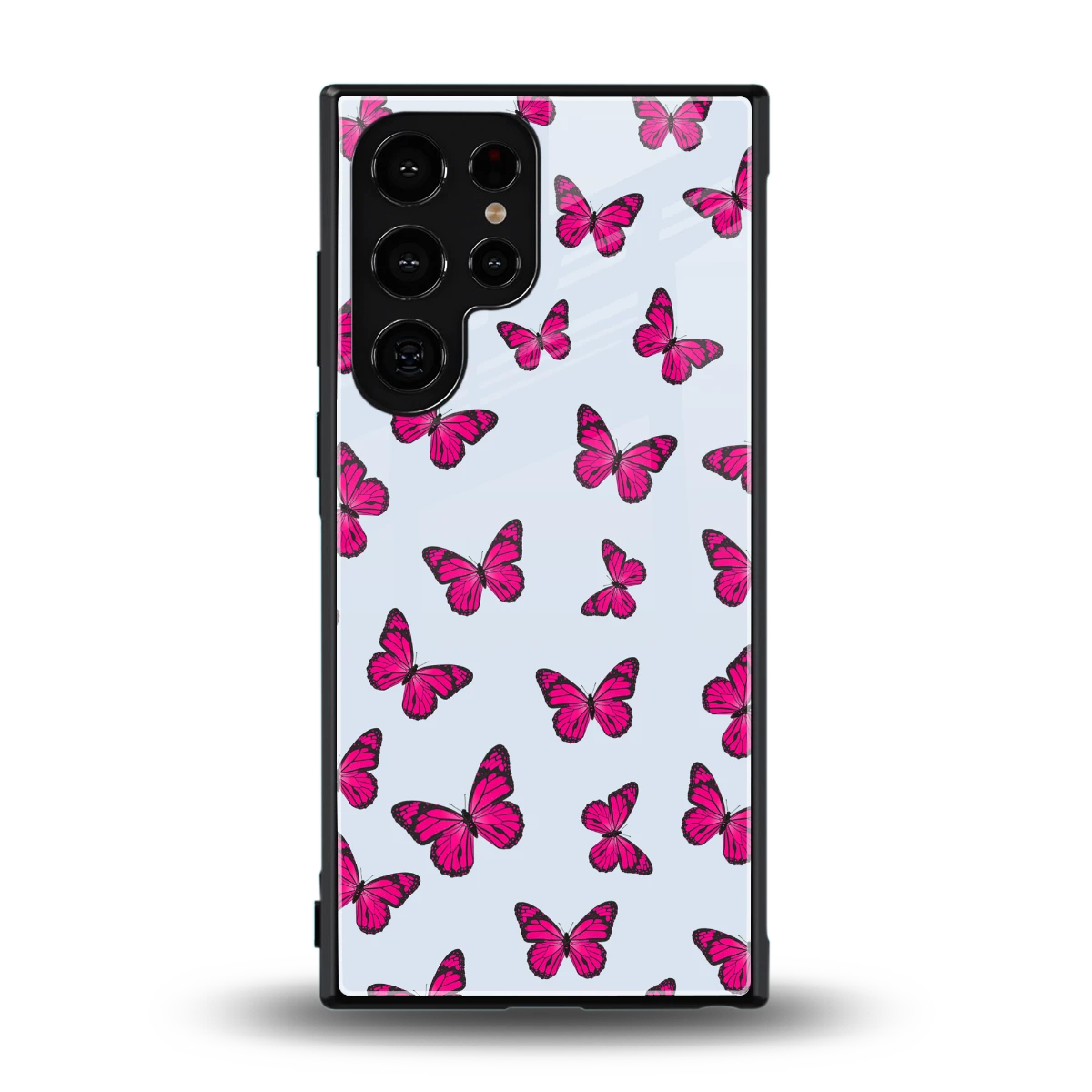 Butterfly Burst Lite back phone cover | glass case for samsung galaxy s24 ultra