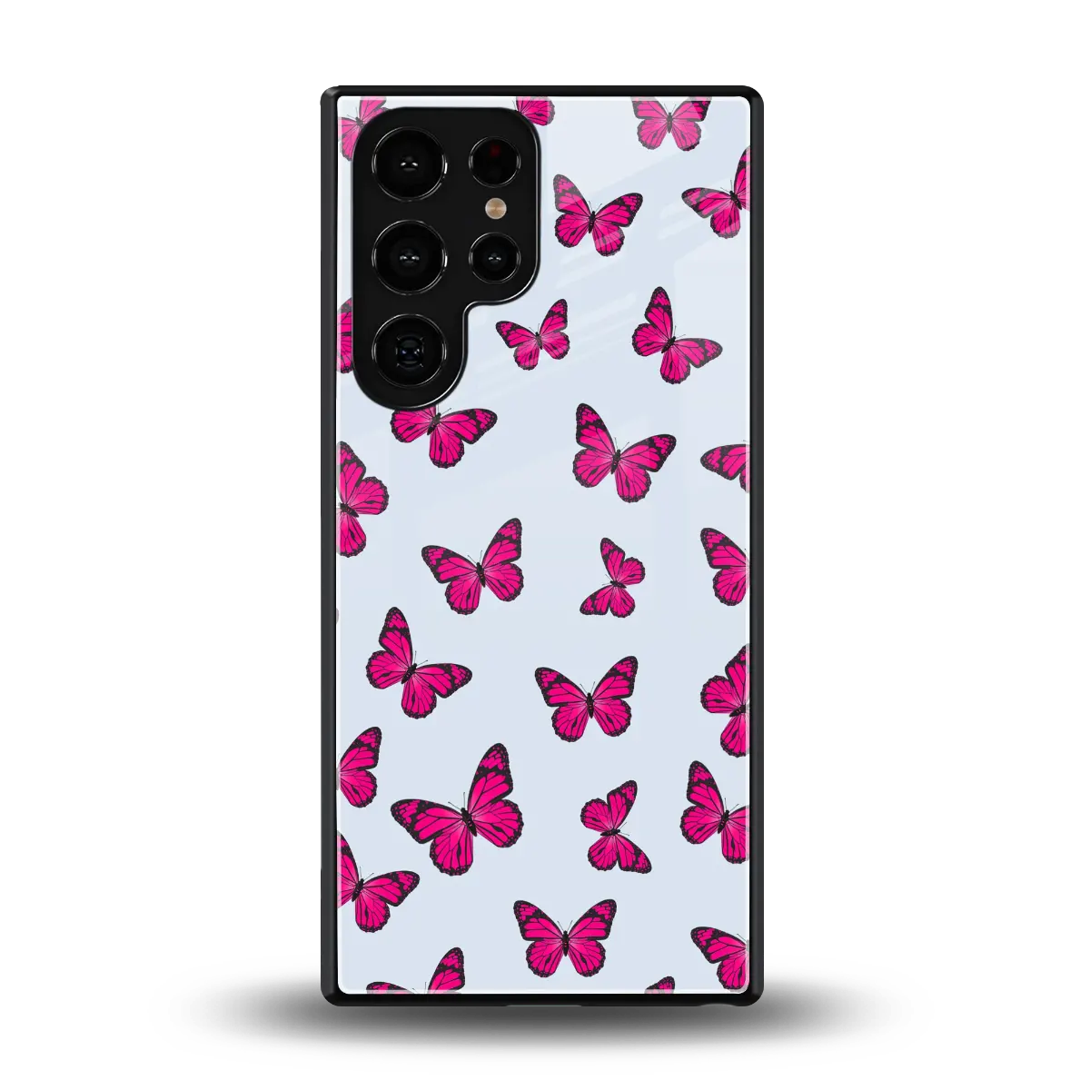 Butterfly Burst Lite back phone cover | glass case for samsung galaxy s25 ultra