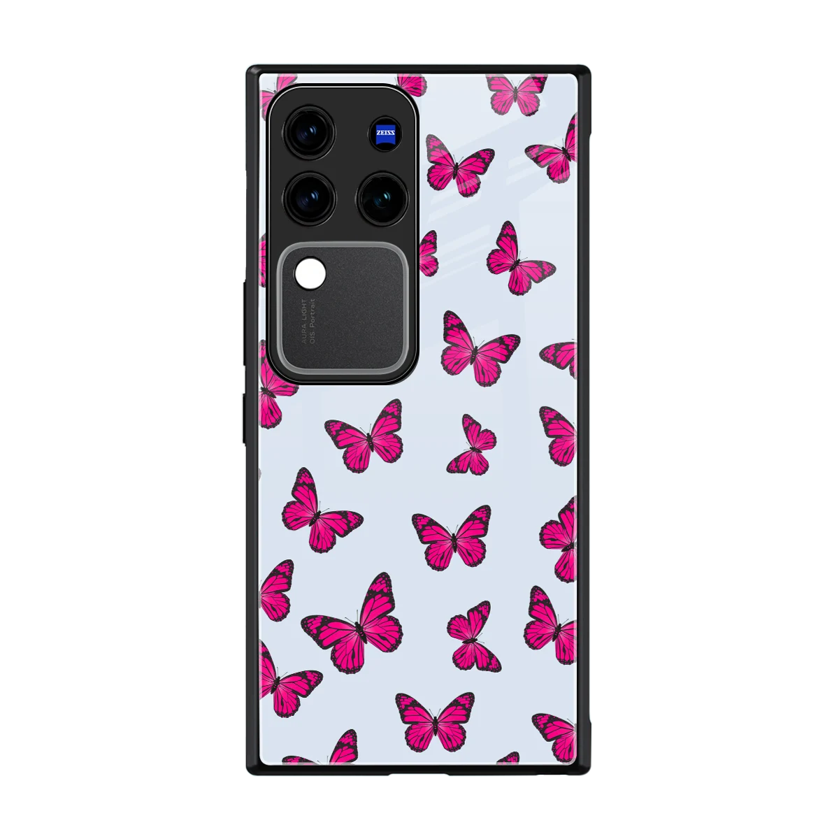 Butterfly Burst Lite back phone cover | glass case forvivo v30 pro