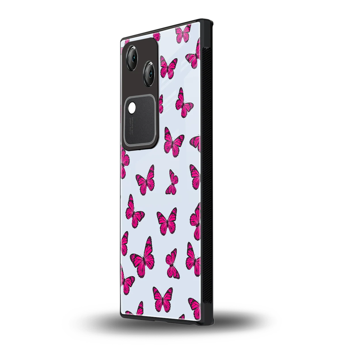 Butterfly Burst Lite vivo v30 mobile cover | shockproof glass phone case
