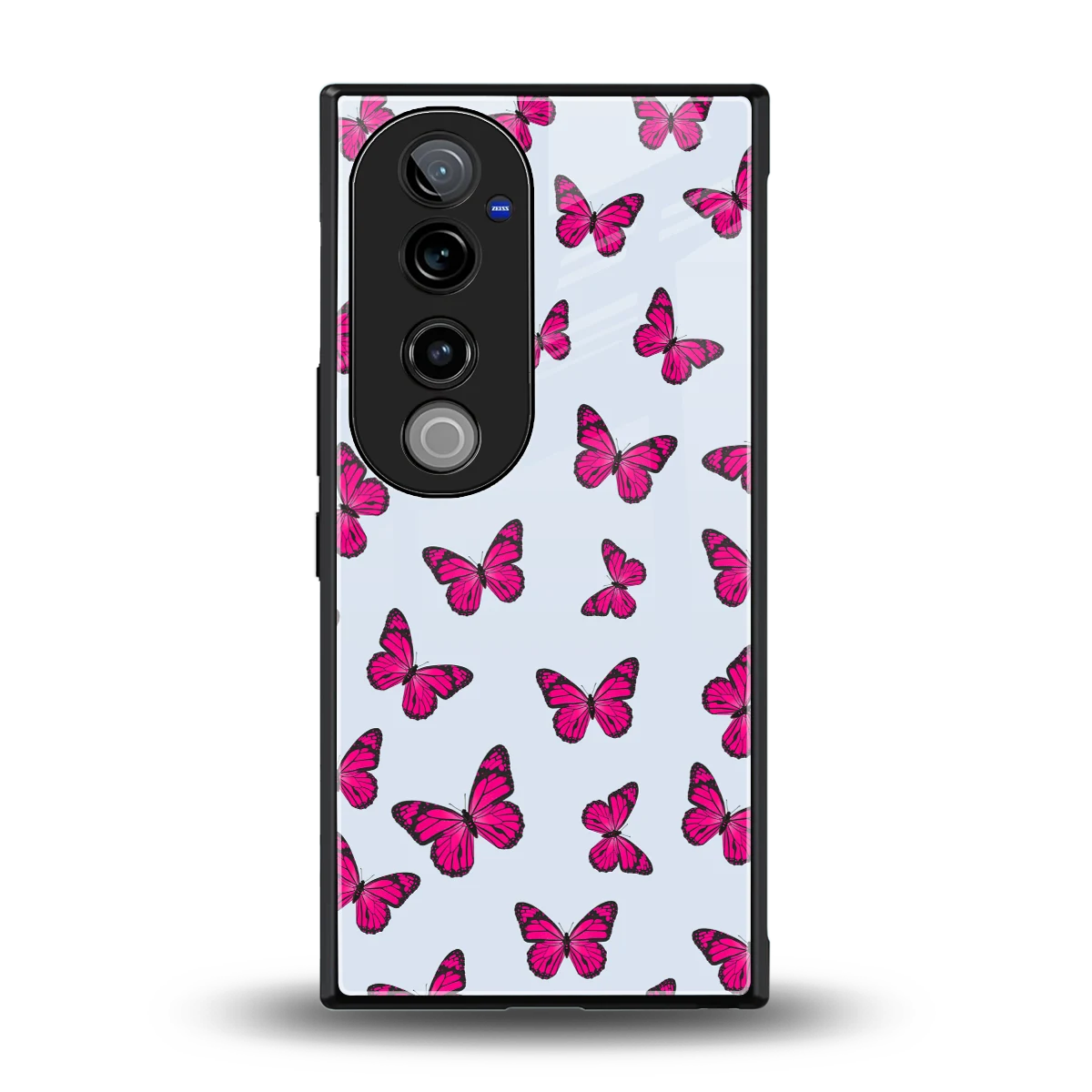 Butterfly Burst Lite back phone cover | glass case for vivo v40 pro