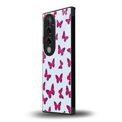 Butterfly Burst Lite vivo v40 pro mobile cover | shockproof glass phone case