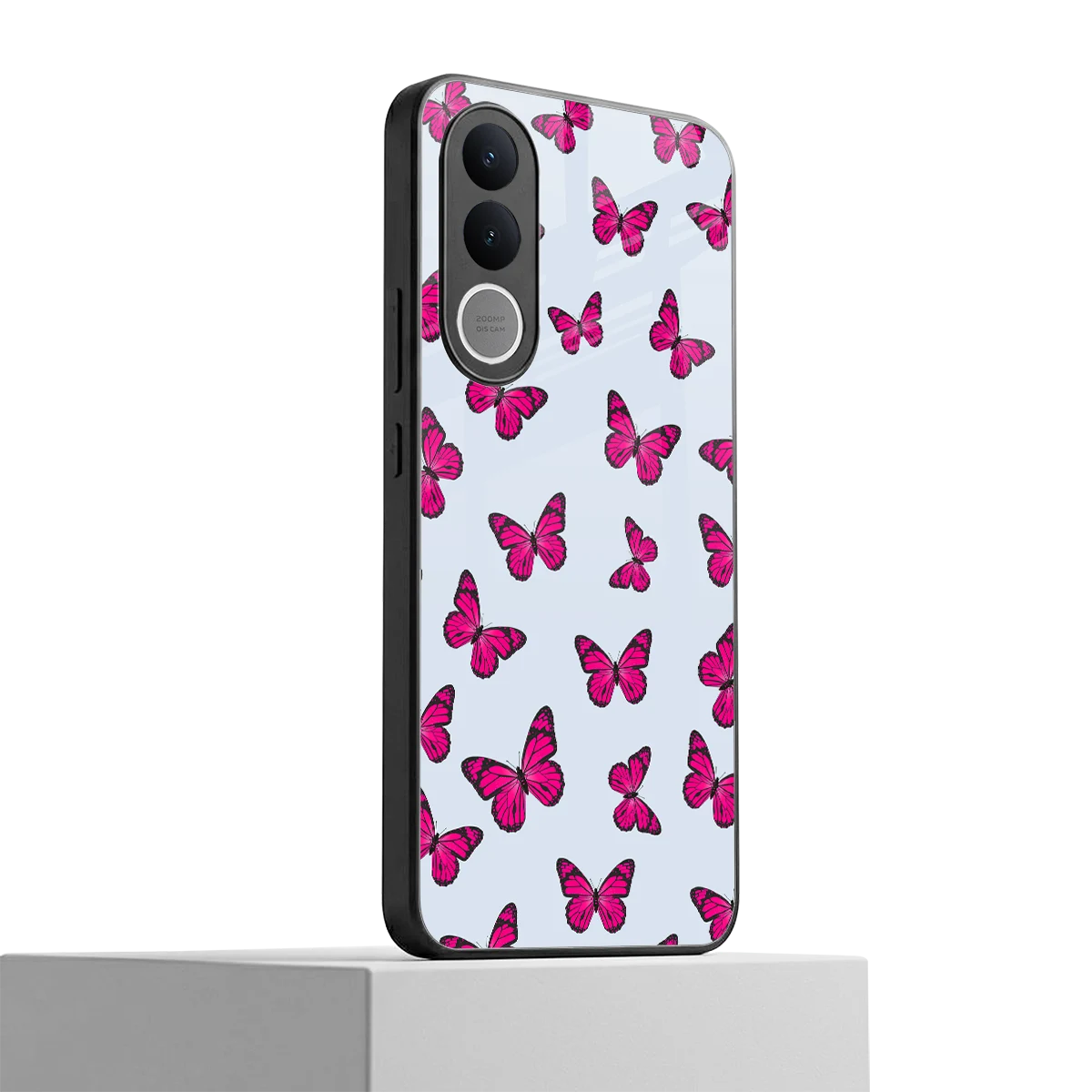Butterfly Burst Lite vivo v70 fe mobile cover | shockproof glass phone case