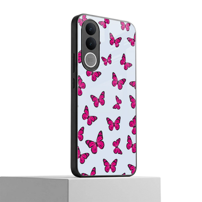 Butterfly Burst Lite vivo v70 fe mobile cover | shockproof glass phone case