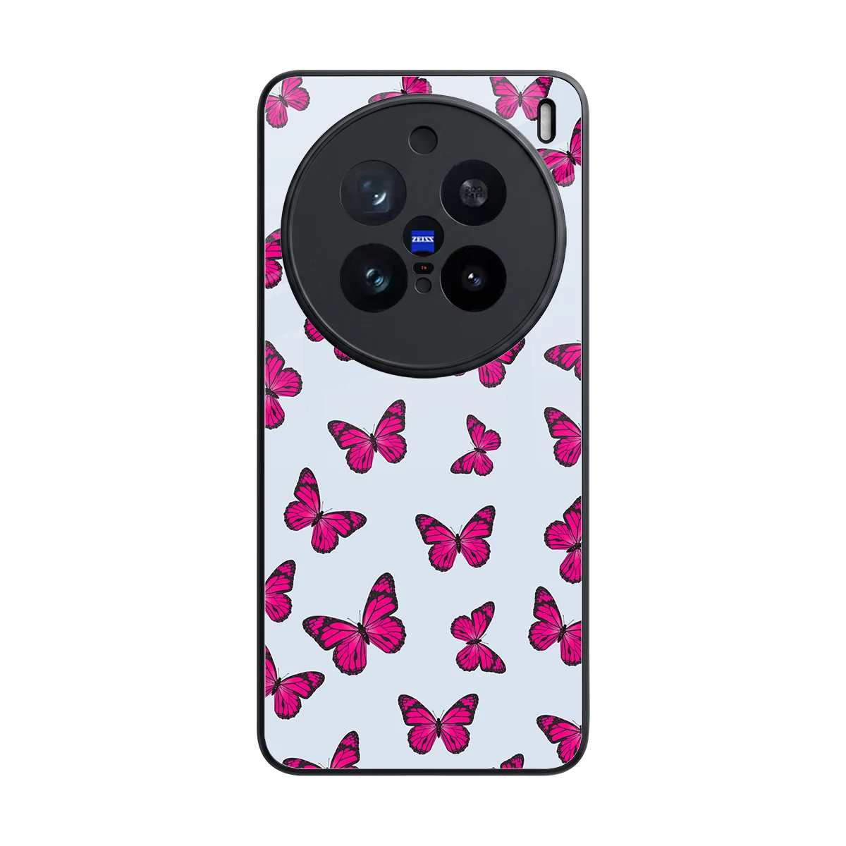 Butterfly Burst Lite back phone cover | glass case for vivo x200 pro