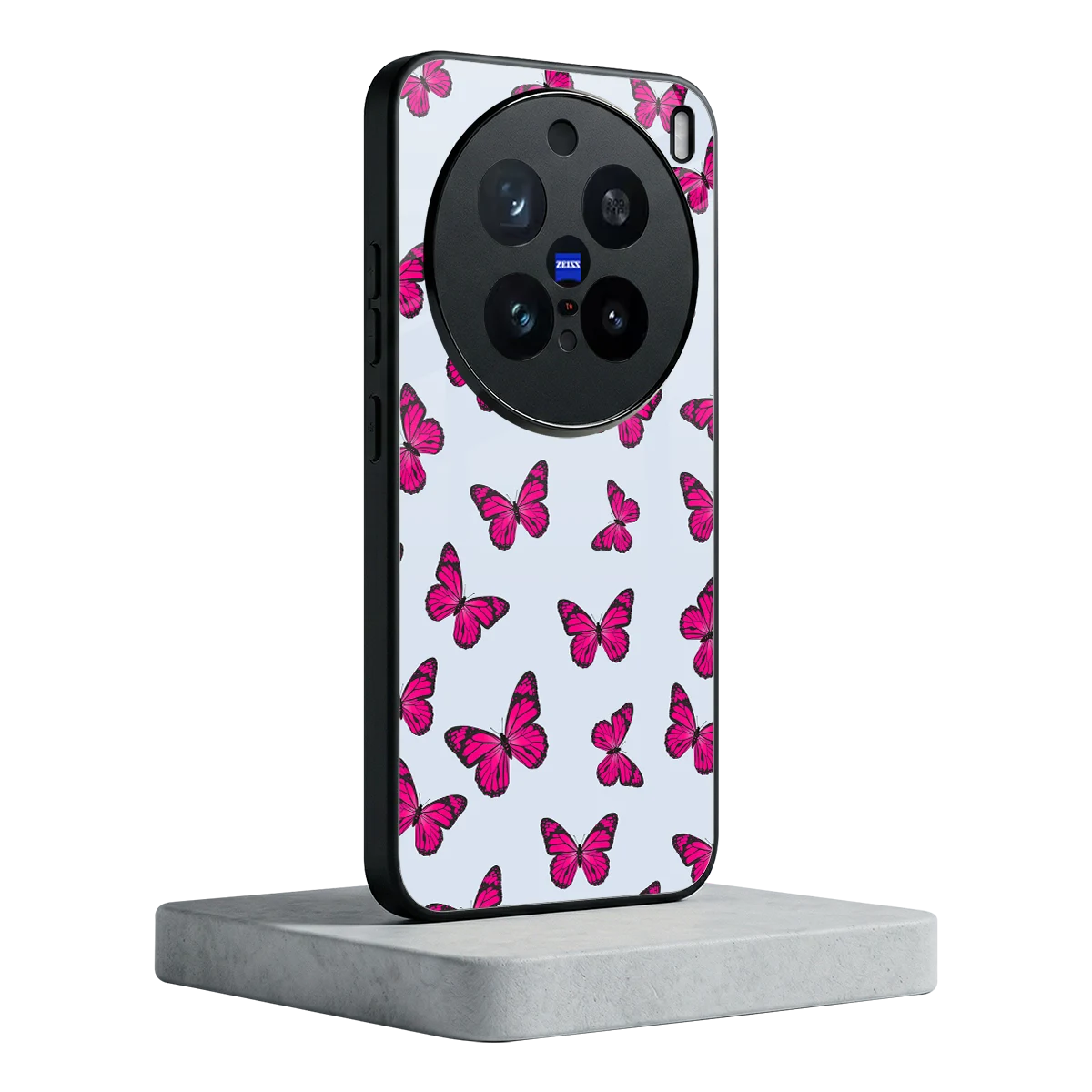 Butterfly Burst Lite vivo x200 pro mobile cover | shockproof glass phone case