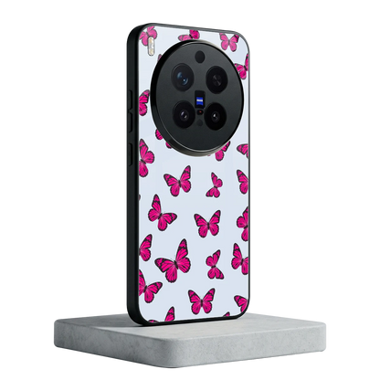 Butterfly Burst Lite vivo x300 pro mobile cover | shockproof glass phone case