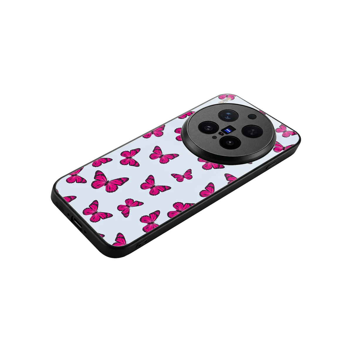 Butterfly Burst Lite stylish phone case for vivo x300 pro | glossy glass and slim fit