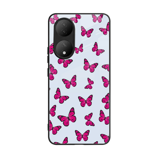 Butterfly Burst Lite back phone cover | glass case for Vivo-y100