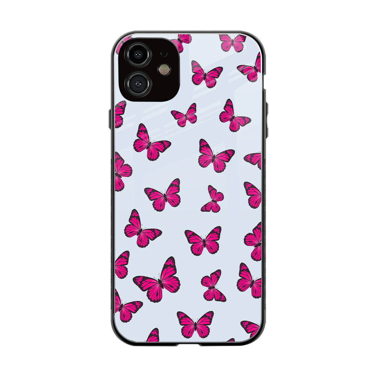 Butterfly Burst Lite back phone cover | glass case for iphone 12