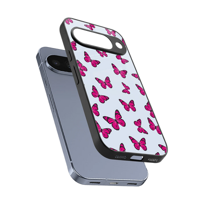 Butterfly Burst Lite sleek google pixel 10 cover with tempered glass back and TPU edges