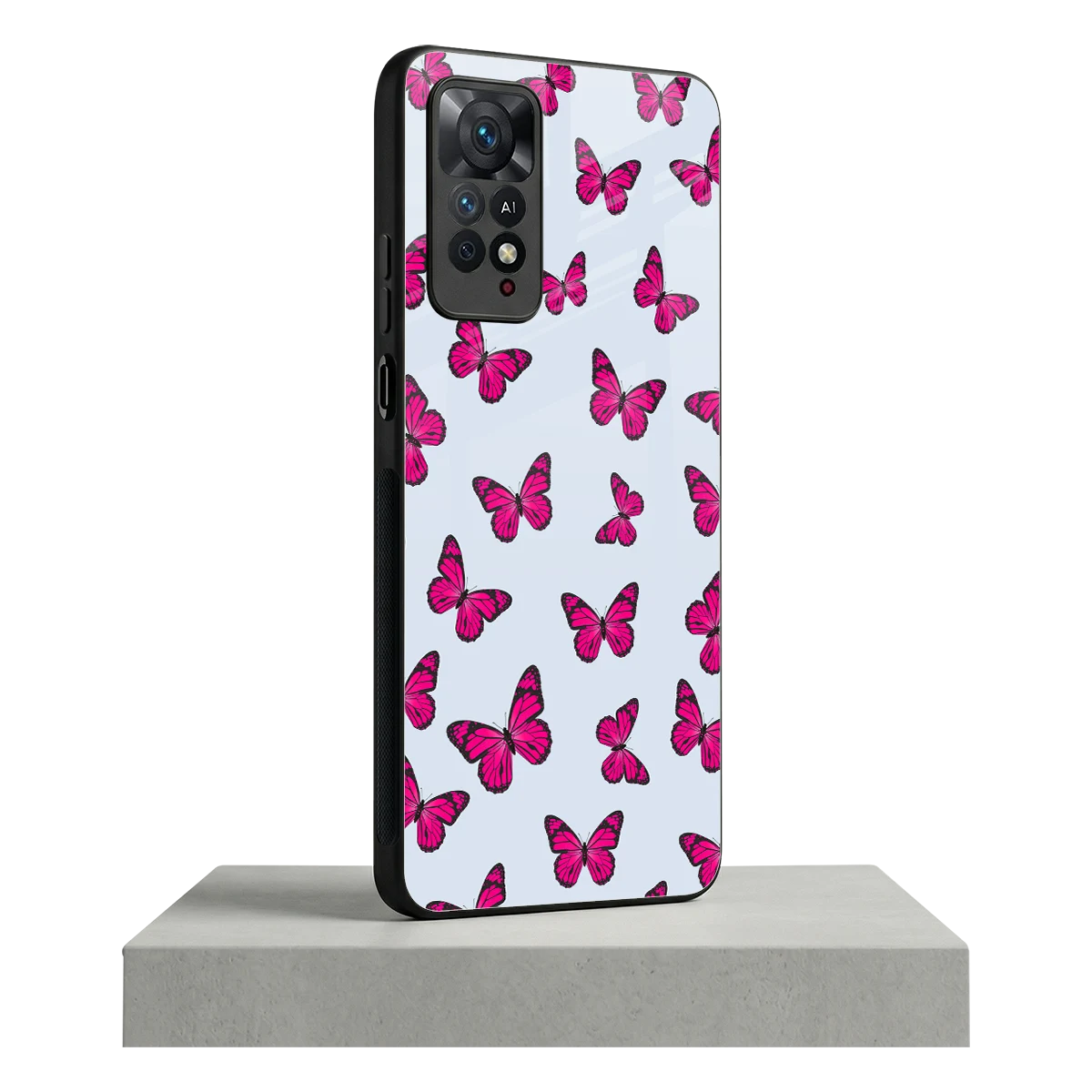 Butterfly Burst Lite redmi note 11 pro mobile cover | shockproof glass phone case
