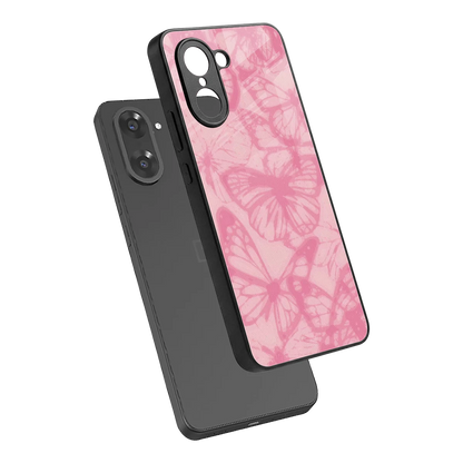 Butterfly Spectrum sleek oneplus nord ce5 5g cover with tempered glass back and TPU edges