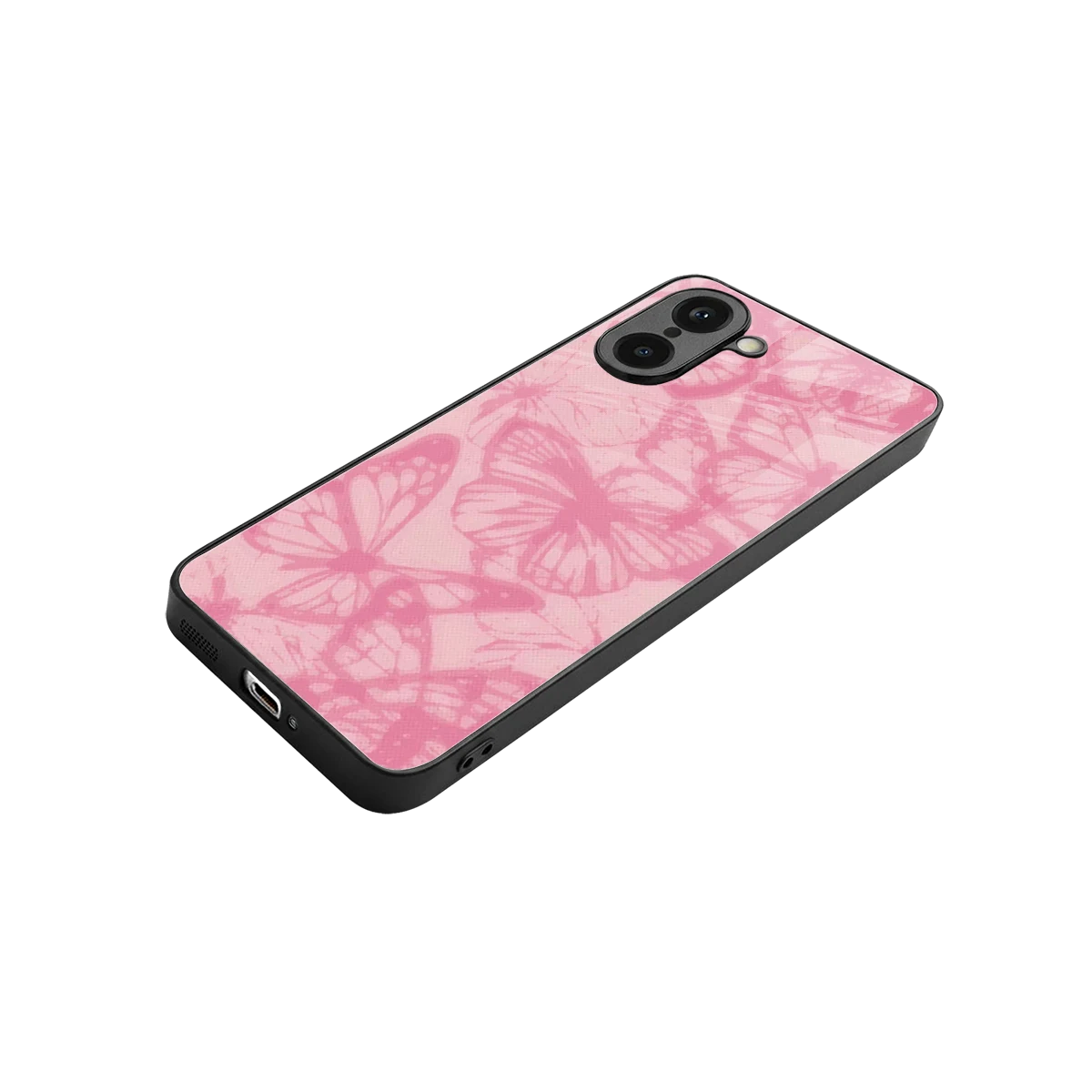 Butterfly Spectrum stylish phone case for oneplus nord ce5 5g | glossy glass and slim fit