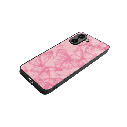 Butterfly Spectrum stylish phone case for oneplus nord ce5 5g | glossy glass and slim fit