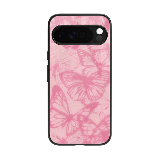 Butterfly Spectrum back phone cover | glass case for google pixel 10 pro xl