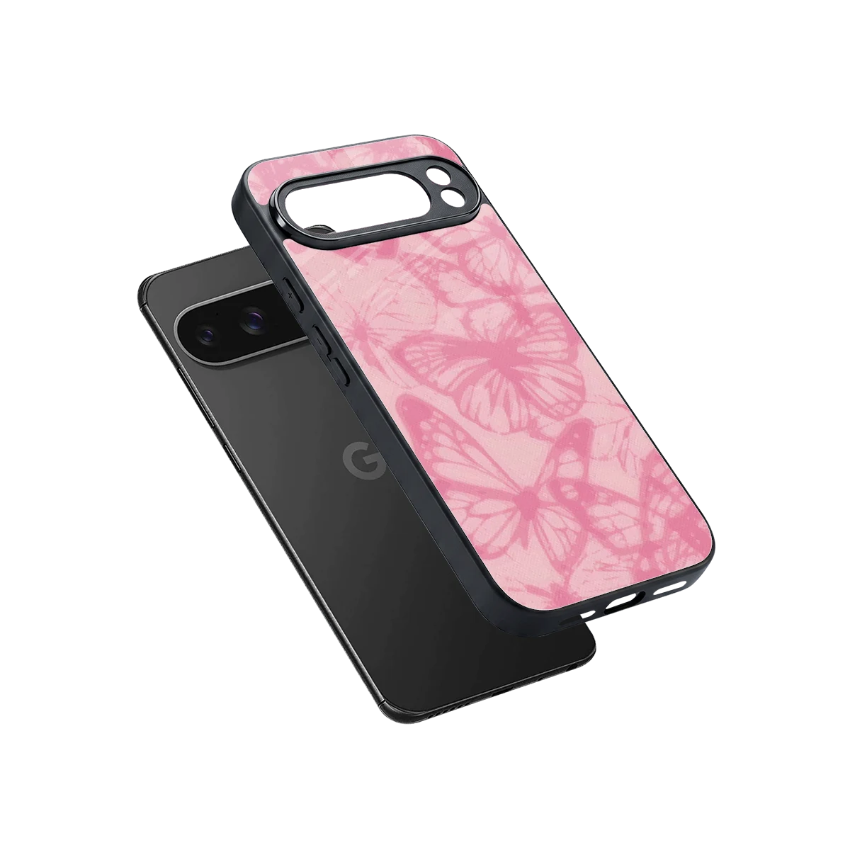 Butterfly Spectrum sleek google pixel 10 pro xl cover with tempered glass back and TPU edges