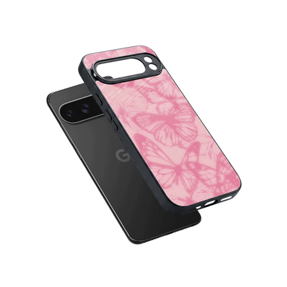 Butterfly Spectrum sleek google pixel 10 pro xl cover with tempered glass back and TPU edges