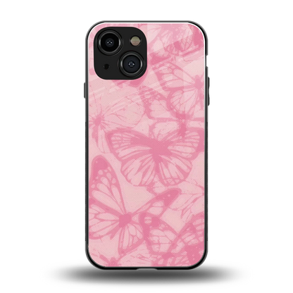 Butterfly Spectrum back phone cover | glass case for iphone 13 mini