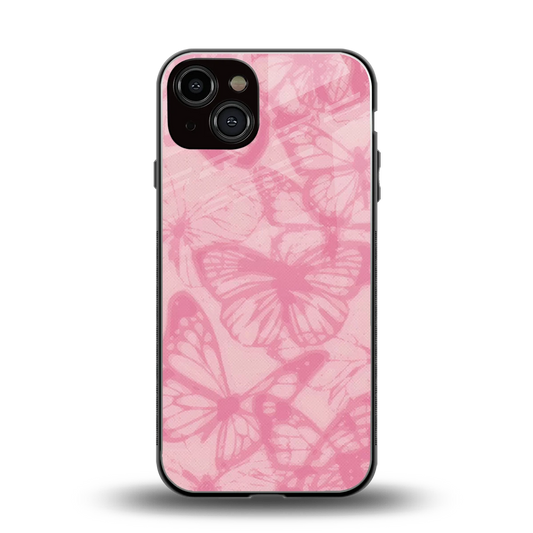 Butterfly Spectrum back phone cover | glass case for iphone 13