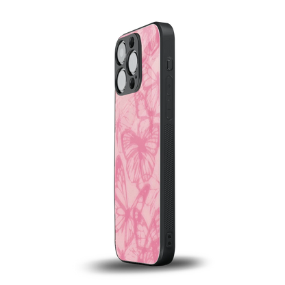 Butterfly Spectrum iphone 15 pro mobile cover | shockproof glass phone case
