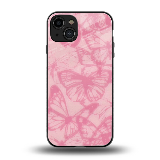 Butterfly Spectrum back phone cover | glass case for iphone 15