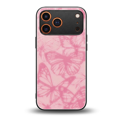 Butterfly Spectrum back phone cover | glass case for iphone 17 pro max
