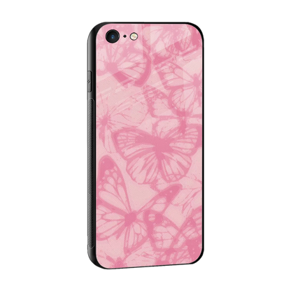 Butterfly Spectrum sleek iphone 6s plus cover with tempered glass back and TPU edges